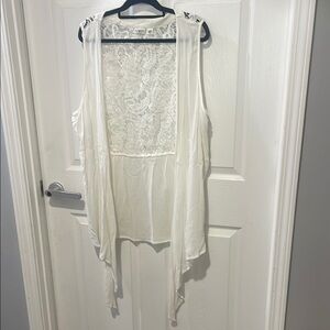 Cato Elegant White Lace Women's Top